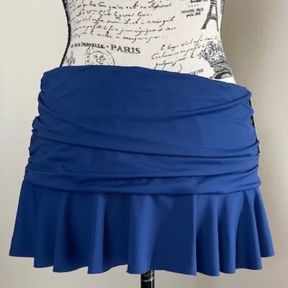 Lauren Ralph Lauren Other - Lauren Ralph Lauren Beach Club Solid Skirted Hipster Bikini Bottom